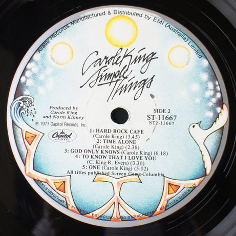 Carole King : Simple Things (LP, Album, Gat)
