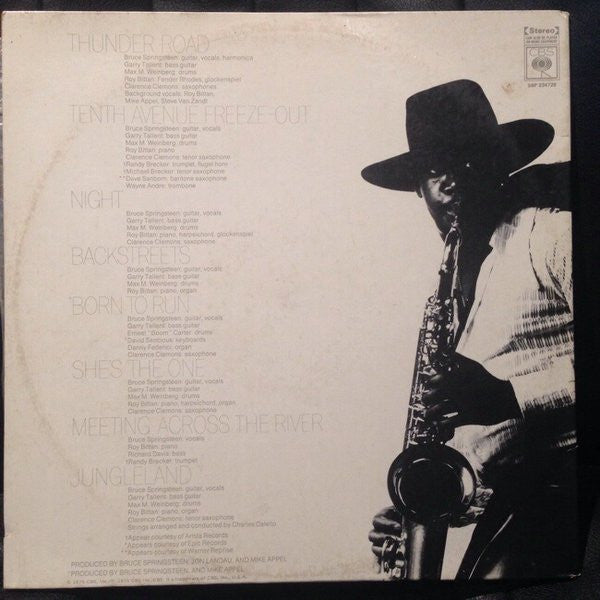 Bruce Springsteen : Born To Run (LP, Album)
