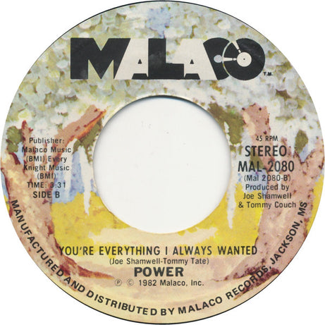 Power (3) : Groovin' (7", Single, Styrene)