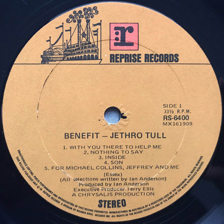 Jethro Tull : Benefit (LP, Album)
