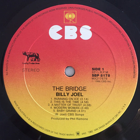 Billy Joel : The Bridge (LP, Album)