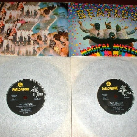 The Beatles : Magical Mystery Tour (2x7", EP, Mono, Fir)