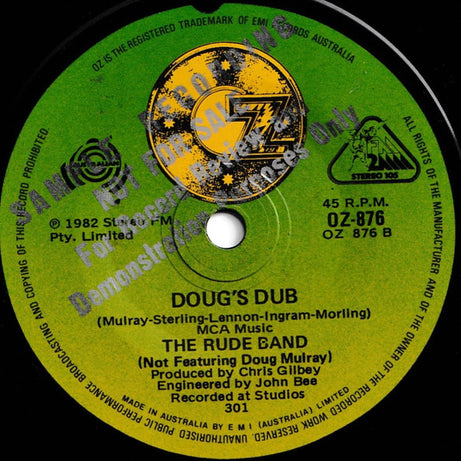 The Rude Band : I'm A Punk (7", Single, Promo, Smplr)