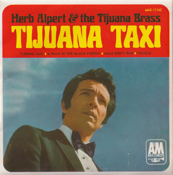 Herb Alpert & The Tijuana Brass : Tijuana Taxi (7", EP, Mono)