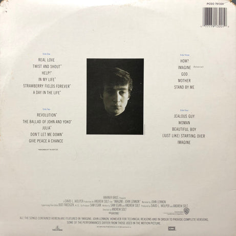 John Lennon : Imagine (Music From The Motion Picture) (2xLP, Comp)