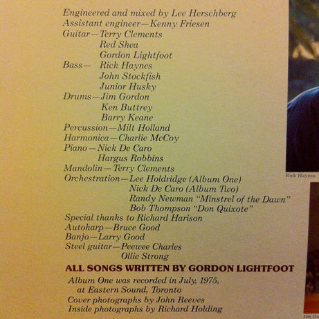 Gordon Lightfoot : Gord's Gold (2xLP, Comp)