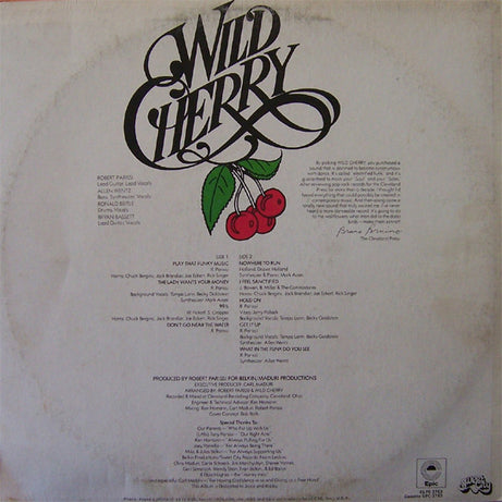 Wild Cherry : Wild Cherry (LP, Album)