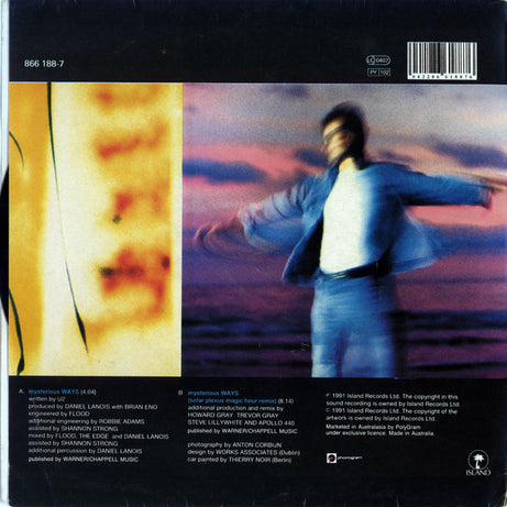 U2 : Mysterious Ways (7", Single)