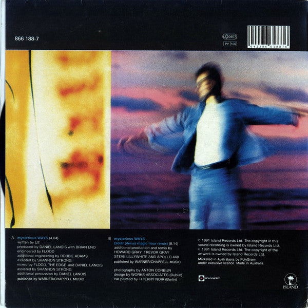 U2 : Mysterious Ways (7", Single)