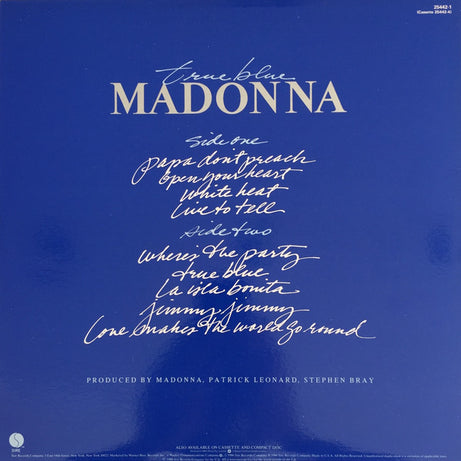 Madonna : True Blue (LP, Album)