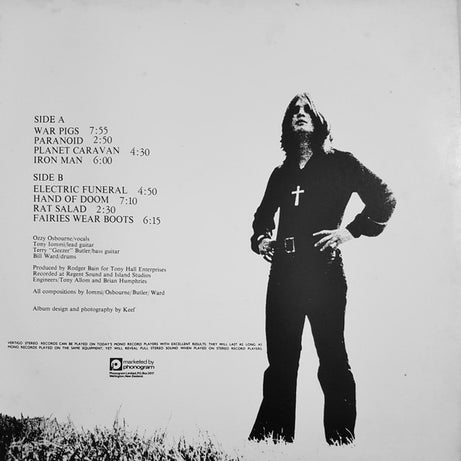 Black Sabbath : Paranoid (LP, Album, RE, Gat)
