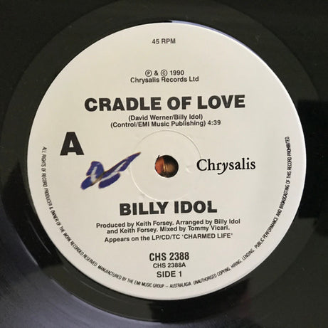 Billy Idol : Cradle Of Love (7", Single)