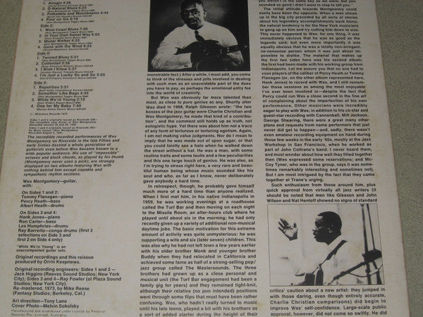 Wes Montgomery : While We're Young (2xLP, Comp, Gat)