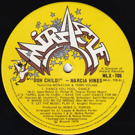 Marcia Hines : Ooh Child (LP, Album)