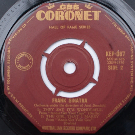 Frank Sinatra : Nancy (7", EP)