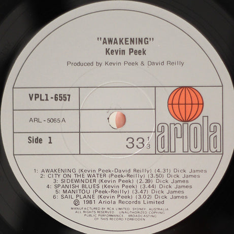 Kevin Peek : Awakening (LP, Album)