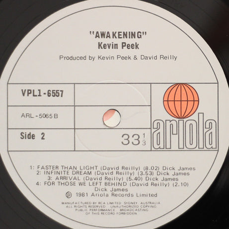 Kevin Peek : Awakening (LP, Album)