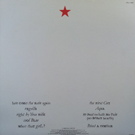 Eurythmics : Touch (LP, Album, Gat)