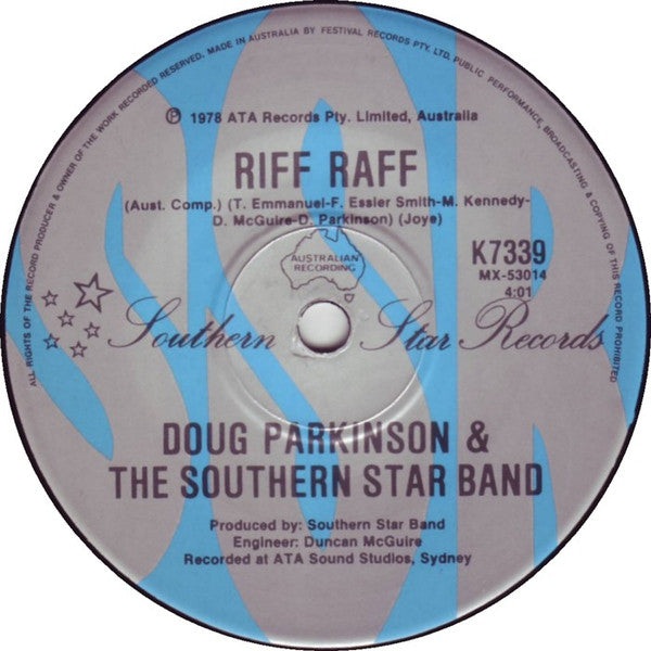 Doug Parkinson & The Southern Star Band : I'll Be Around (7", Single)