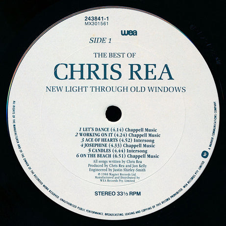 Chris Rea : New Light Through Old Windows (The Best Of Chris Rea) (LP, Album)