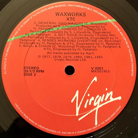 XTC : Waxworks - Some Singles 1977-1982 (LP, Comp)