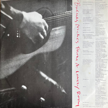 Dwight Yoakam : Buenas Noches From A Lonely Room (LP, Album)