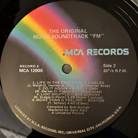 Various : FM (The Original Movie Soundtrack) (2xLP, Comp, Gat)