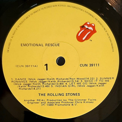 The Rolling Stones : Emotional Rescue (LP, Album)