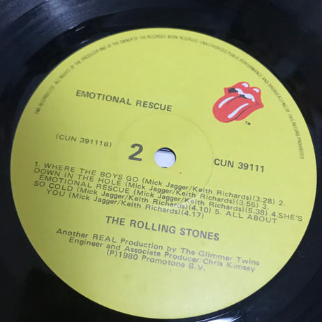 The Rolling Stones : Emotional Rescue (LP, Album)