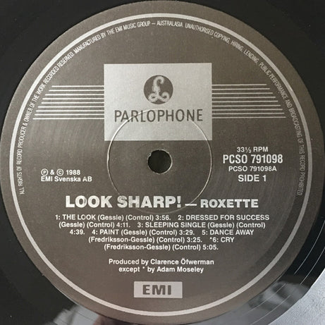 Roxette : Look Sharp! (LP, Album)