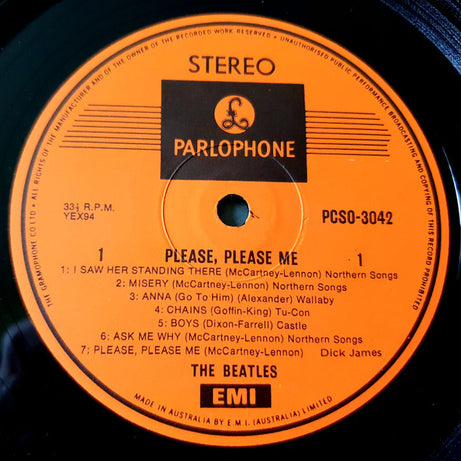 The Beatles : Please Please Me (LP, Album, RE)