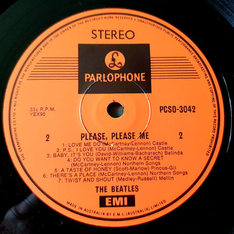 The Beatles : Please Please Me (LP, Album, RE)