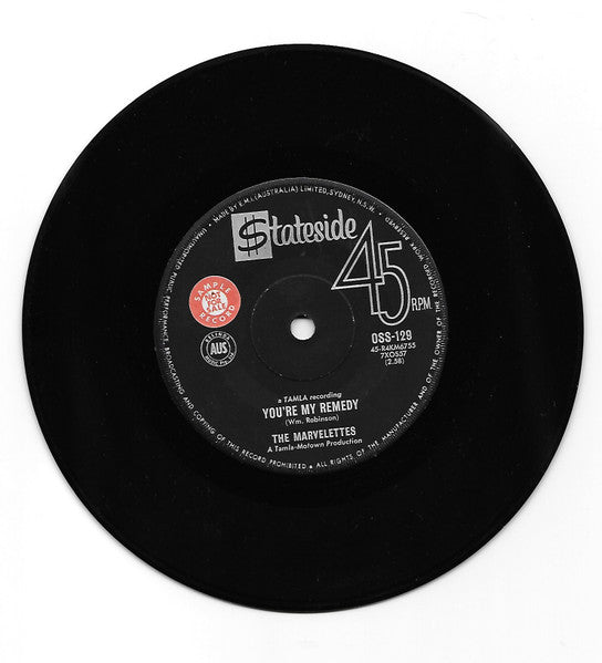 The Marvelettes : You're My Remedy (7", Single)