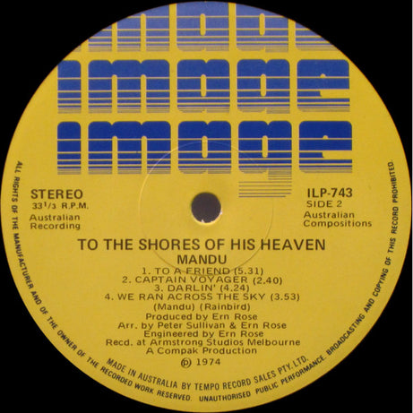 Mandu : To The Shores Of His Heaven (LP, Album)