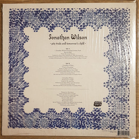 Jonathan Wilson : Pity Trials And Tomorrow's Child (12", RSD, Single, Ltd)