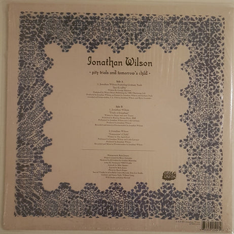 Jonathan Wilson : Pity Trials And Tomorrow's Child (12", RSD, Single, Ltd)