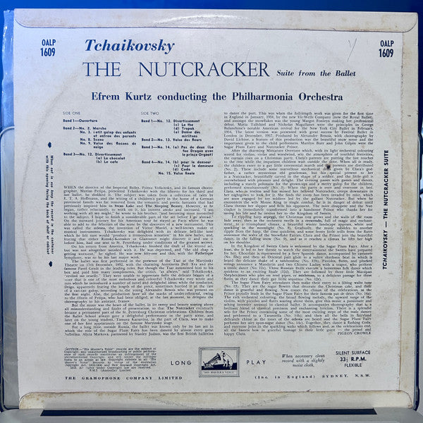 Philharmonia Orchestra : The Nutcracker Suite From The Ballet (LP, Mono)