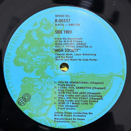 Various : High Society (The Sound Track From The Film) (LP, Album, Club, RE)