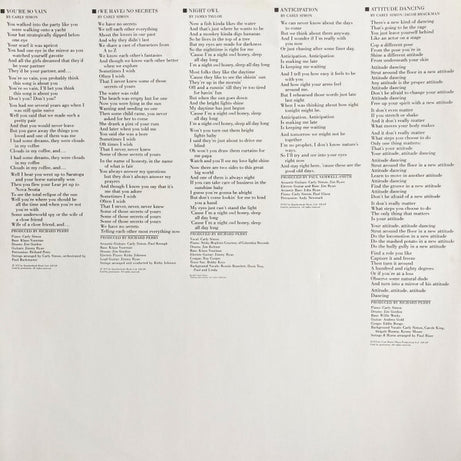 Carly Simon : The Best Of Carly Simon (LP, Comp)