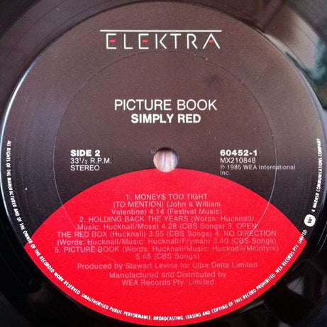 Simply Red : Picture Book (LP, Album)