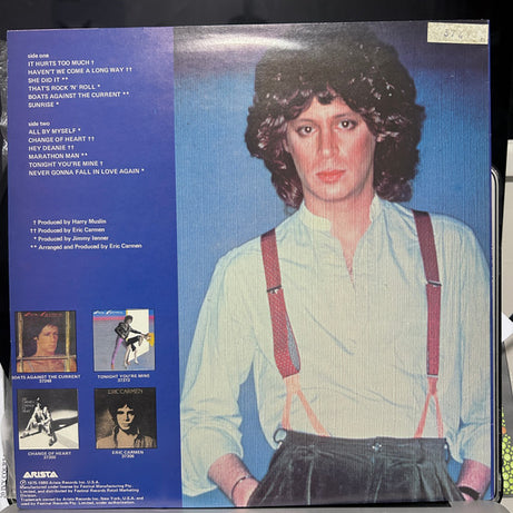 Eric Carmen : The Best Of Eric Carmen (LP, Comp)