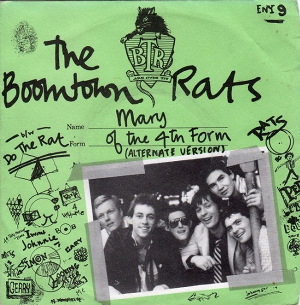 The Boomtown Rats : Mary Of The 4th Form (Alternate Version) (7", Single, Gre)
