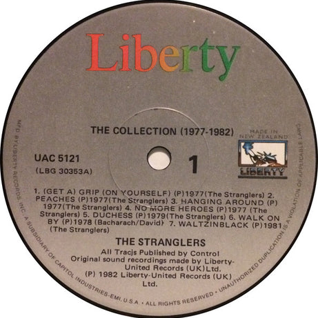 The Stranglers : The Collection 1977 - 1982 (LP, Comp)