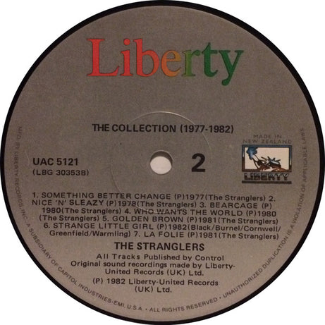 The Stranglers : The Collection 1977 - 1982 (LP, Comp)