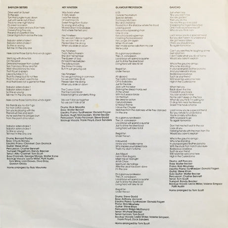 Steely Dan : Gaucho (LP, Album)