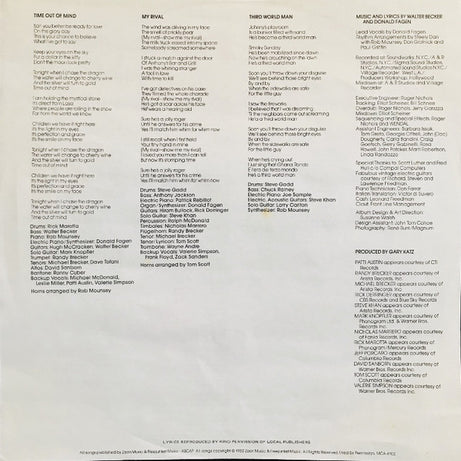 Steely Dan : Gaucho (LP, Album)