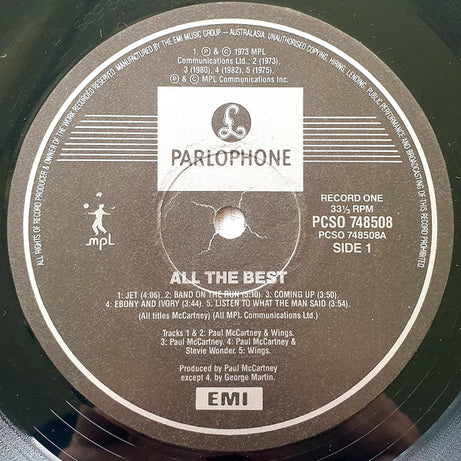 Paul McCartney : All The Best! (2xLP, Comp)