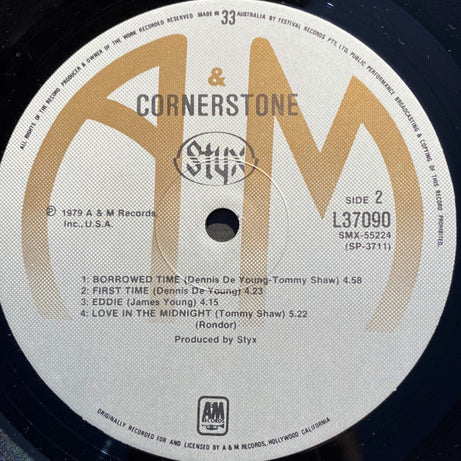Styx : Cornerstone (LP, Album, Gat)
