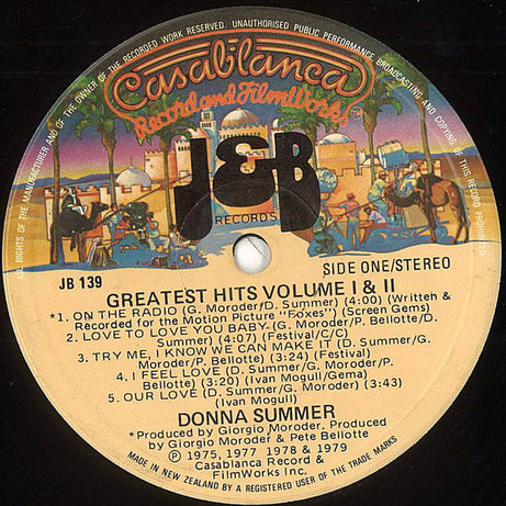 Donna Summer : Greatest Hits Volumes I & II (2xLP, Comp, RE)