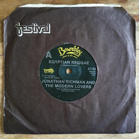 Jonathan Richman & The Modern Lovers : Egyptian Reggae (7", Single)
